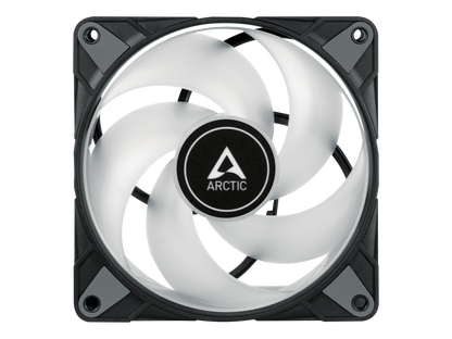 Arctic 120 Fan P12 PWM PST RGB 0dB Semi-Passive with Analog RGB Model ACFAN00186A