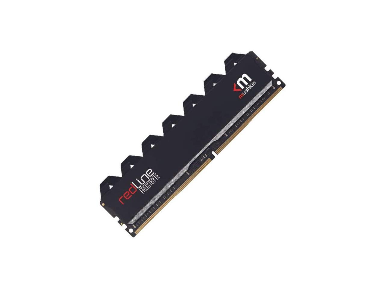 Mushkin 32GB(2x16GB)Redline DDR4 (PC4-19200) 2400MHz CL-15 – 288-pin 1.2V – Non-ECC – Dual-Channel – FrostByte Black Heatsink – Desktop Memory Model MRC4U240FFFF16GX2