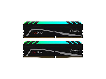 Mushkin Enhanced RGB Redline 32GB (2 x 16GB) 288-Pin PC RAM DDR4 3600 (PC4 28800) Desktop Memory Model MLA4C360GKKP16GX2
