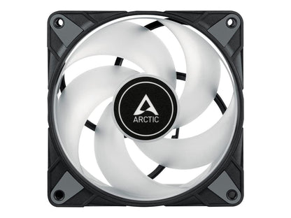 ARCTIC 120 mm P12 PWM PST RGB 0dB value pack without controller case Fan Optimized for Static Pressure 3 Pack Model ACFAN00230A