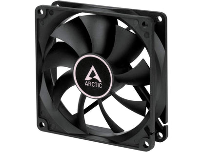 ARCTIC 92 mm F9 PWM Case Fan Signal regulates Fan Speed, Very Quiet Motor Computer Black Model ACFAN00213A