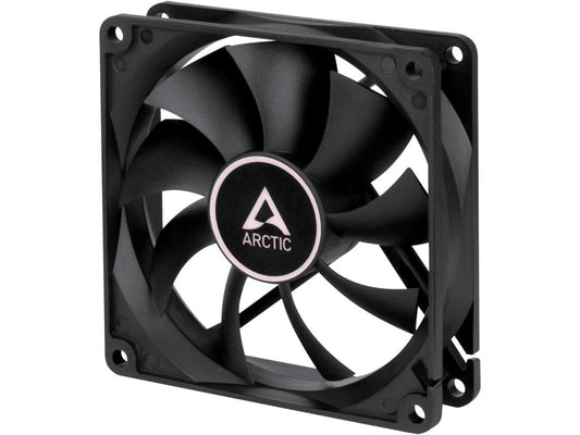ARCTIC 92 mm F9 PWM Case Fan Signal regulates Fan Speed, Very Quiet Motor Computer Black Model ACFAN00213A