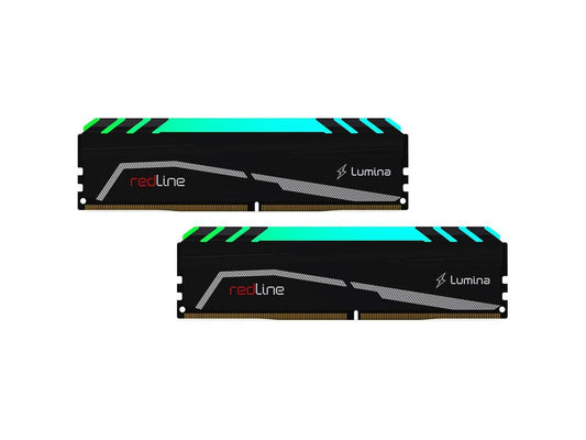 Mushkin 16GB (2X8GB) Redline Lumina DDR4-3600 PC4-28800 3600MHz 14-19-19-39 Desktop Memory Model MLA4C360EKKT8GX2