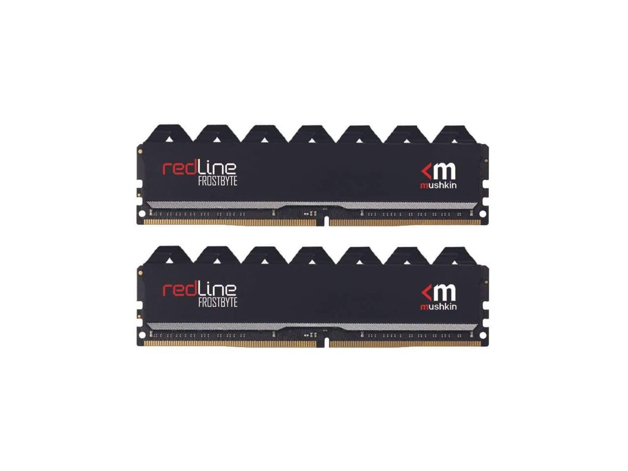 Mushkin 64GB(2X32GB) Redline DDR4 UDIMM PC4-3200 14-18-18-38 Desktop Memory Model MRC4U320EJJP32GX2