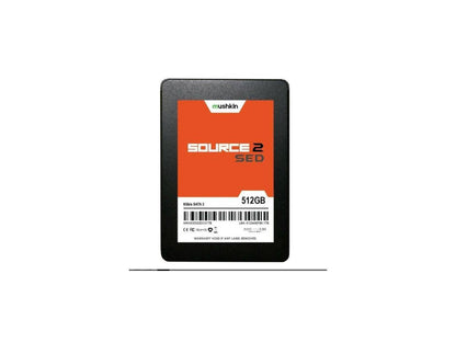 Mushkin Enhanced 512GB Source 2 SED 2.5" SATA III 7mm Solid State Drive Model MKNSSDSE512GB