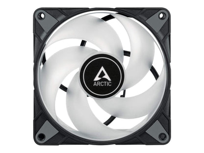 ARCTIC P14 PWM PST RGB 0dB - Case Fan, 140 mm PWM Optimised for Static Pressure, Semi-Passive: 0-1900 RPM, Single Fan - Black Model ACFAN00238A