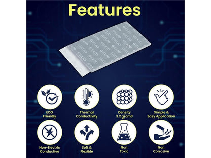 Gelid Solutions GP-Extreme 12W-Thermal Pad 80x40x0.5mm. Excellent He