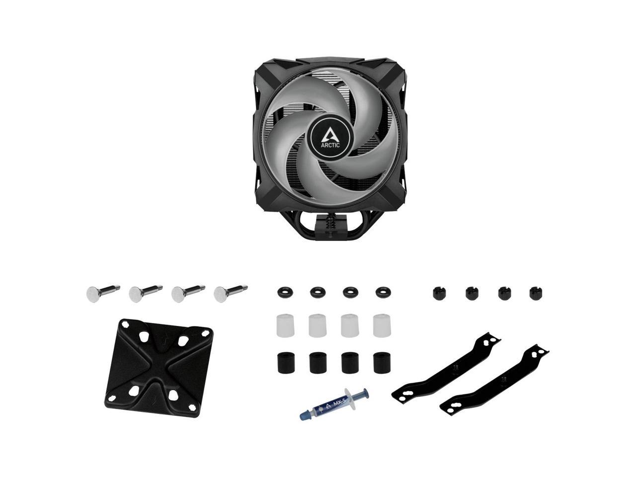 ARCTIC Freezer i35 ACFRE00096A RGB Single Tower CPU Cooler with RGB, Intel specific 120 mm P-fan 200-1700 RPM - Black