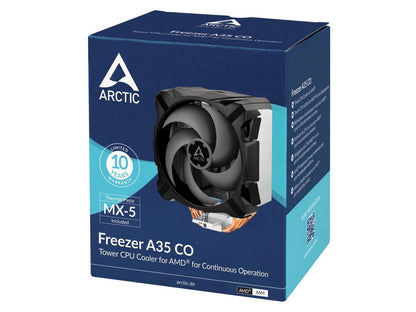 ARCTIC Freezer i35 CO ACFRE00113A RGB Single Tower CPU Cooler with RGB, Intel specific 120 mm P-fan 200-1800 RPM - Black