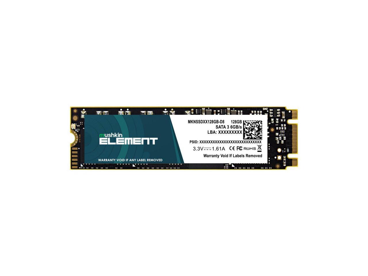 Mushkin 128GB ELEMENT SATA M.2 2280 Solid State Drive