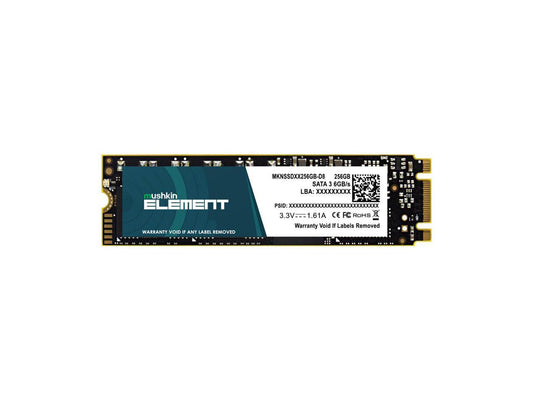 Mushkin 256GB ELEMENT SATA M.2 2280 Solid State Drive