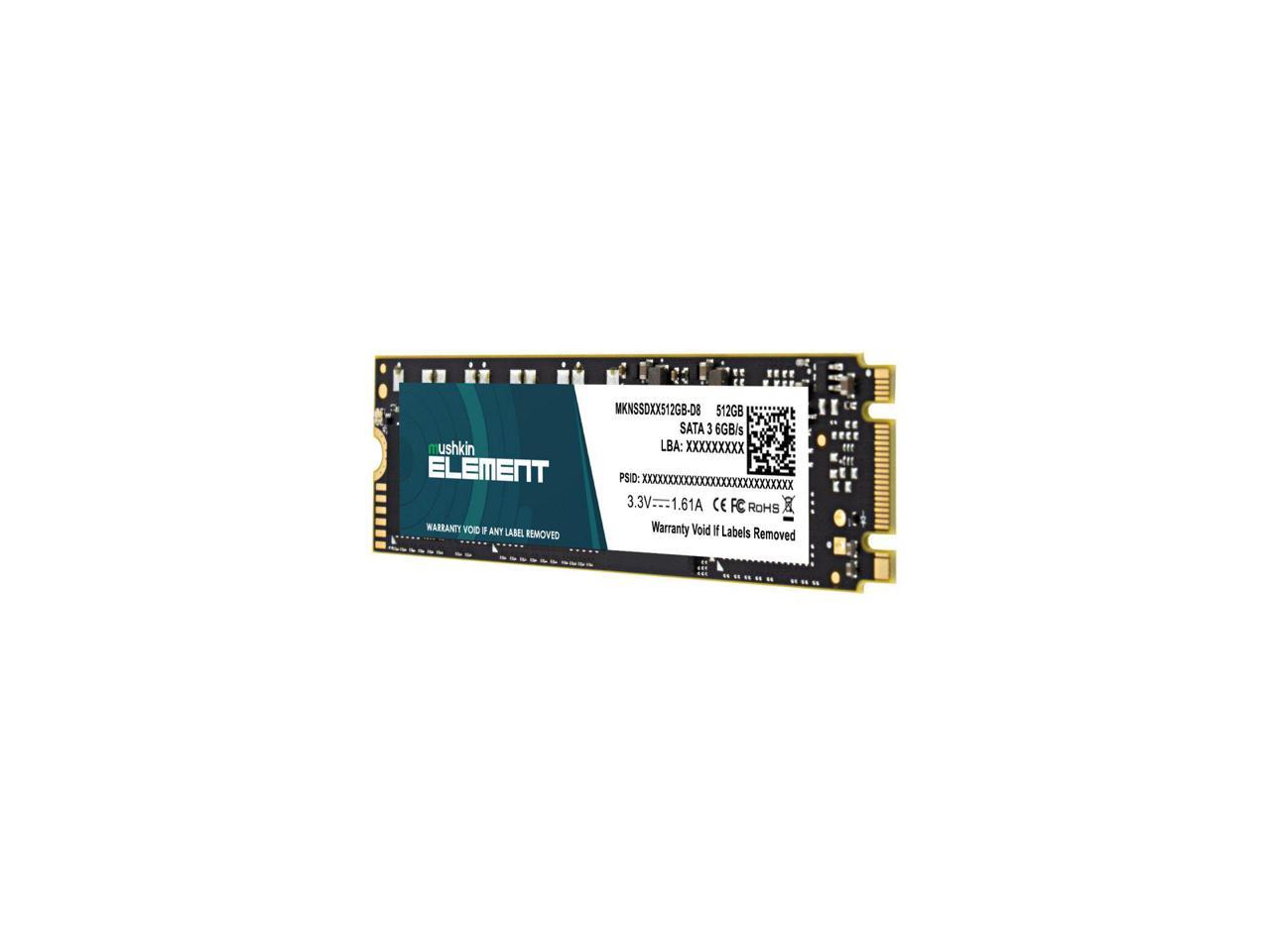 Mushkin 512GB ELEMENT SATA M.2 2280 Solid State Drive