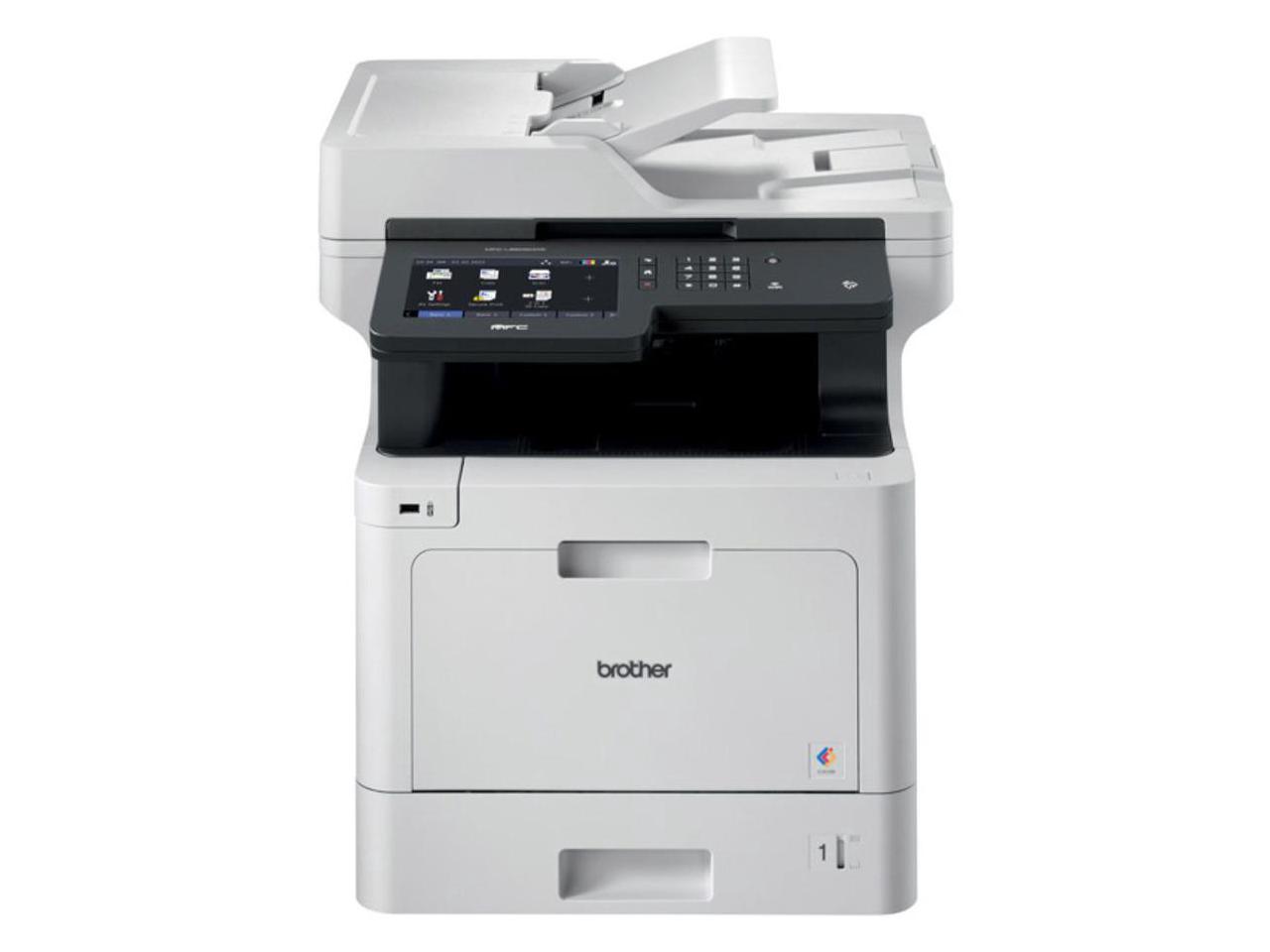 Brother Business Color Laser All-in-One Printer with Low-cost Printing, Duplex Print, Scan, Copy and Wireless Networking Model MFCL8905CDW