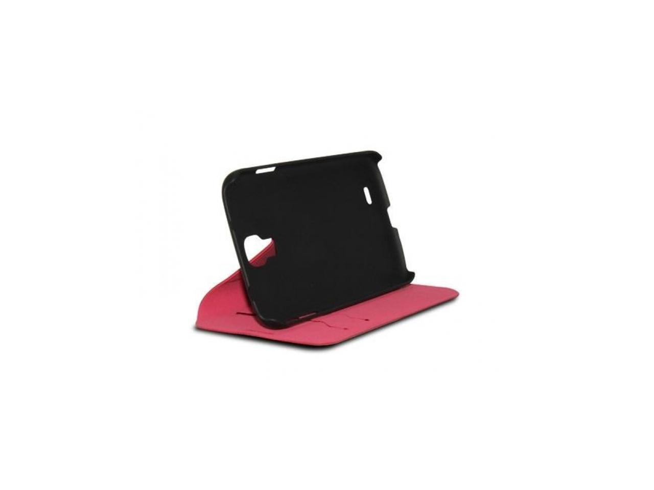 Shield Flip Case for Samsung Galaxy S4 with Sleep & Wake Function, Credit Card Slots and Kick Stand. Color Red Model FL-SAM-S4-RED