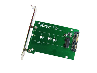 ZTC Thunder Board M.2 NGFF SSD to SATA III Board Adapter. Multi Size Fit with High Speed 6.0GB/s. Model ZTC-AD001