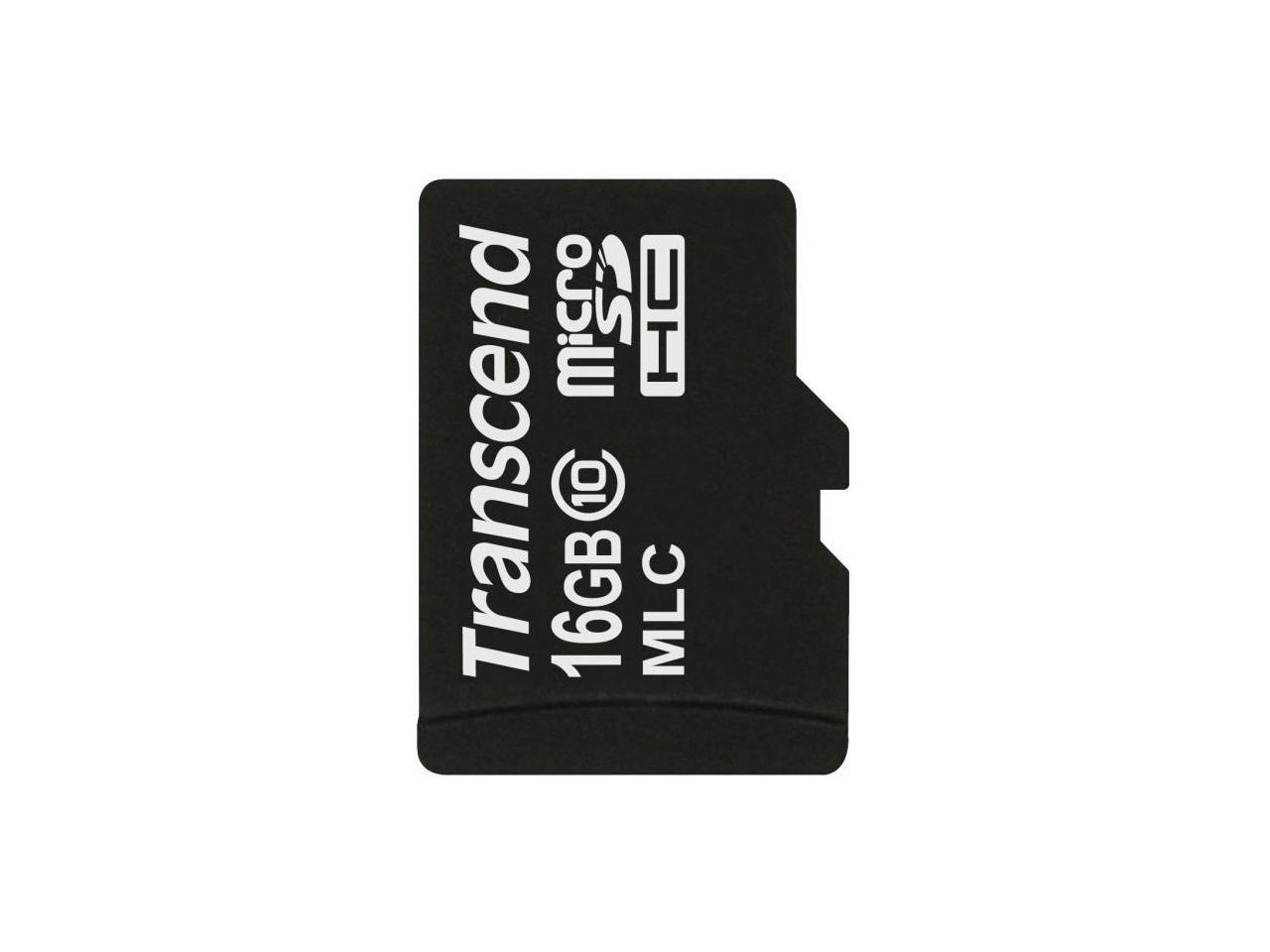 Transcend 16GB MicroSDHC Class 10 Memory Card Model TS16GUSDC10M