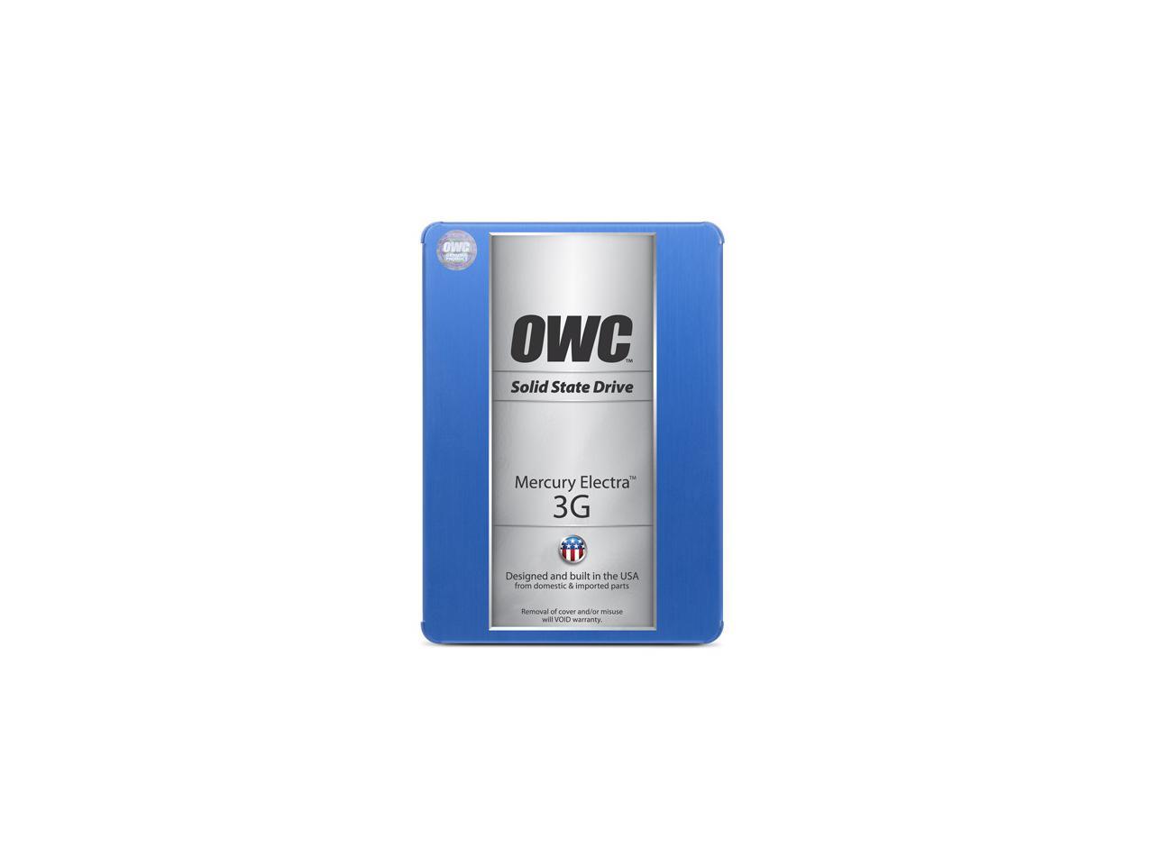 OWC 480GB Mercury Electra 3G SSD 2.5" SATA 7mm 3Gb/s Solid State Drive. Mac and PC compatible. Built in the USA. Model OWCSSD7E3G480