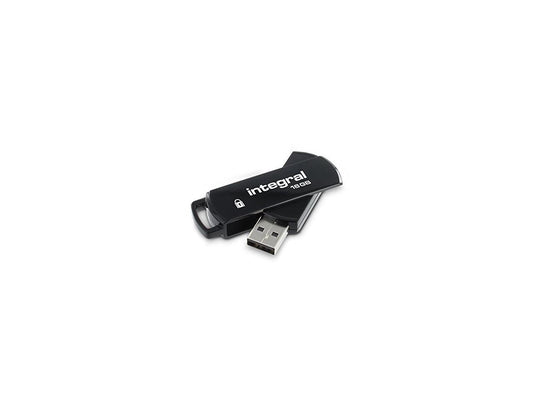 Integral 16GB Secure 360 Encrypted USB3.0 Flash Drive (256-bit AES Encryption) Model INFD16GB360SEC3.0