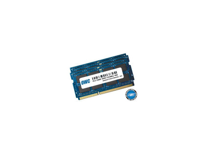 OWC 16GB ( 4x4GB ) PC3-10600 DDR3 1333MHz SODIMM 204 Pin Memory Upgrade Kit For Mid 2010/2011 21.5" & 27" iMac (except 3.2GHz i3 Model). Model OWC1333DDR3S16S