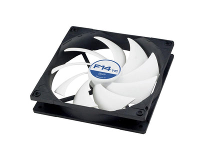 ARCTIC F14 TC 140 mm Standard Low Noise Temperature Controlled Case Fan Model ACFAN00081A