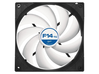 ARCTIC F14 TC 140 mm Standard Low Noise Temperature Controlled Case Fan Model ACFAN00081A