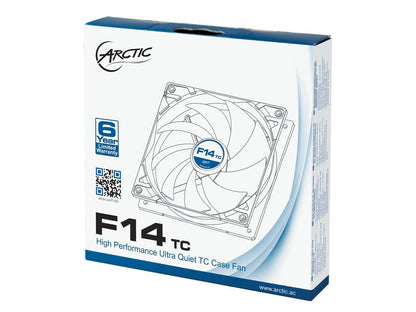 ARCTIC F14 TC 140 mm Standard Low Noise Temperature Controlled Case Fan Model ACFAN00081A