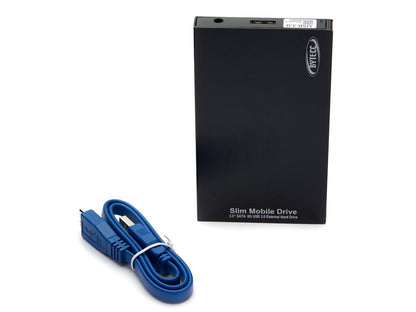 NEON SATA II SATA III 2.5" Hard Drive and SSD Black Aluminium Enclosure Model HD3-S3U3