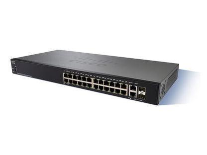 Cisco 26 Port Gigabit PoE Smart Switch Model SG250-26P-K9-NA