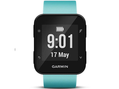 Garmin Forerunner 35 Fitness GPS Running Watch with HRM Frost Blue Edition Model 010-01689-12