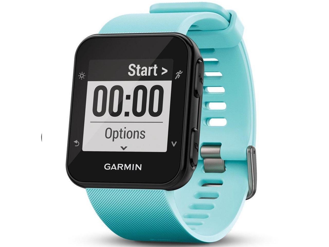 Garmin Forerunner 35 Fitness GPS Running Watch with HRM Frost Blue Edition Model 010-01689-12