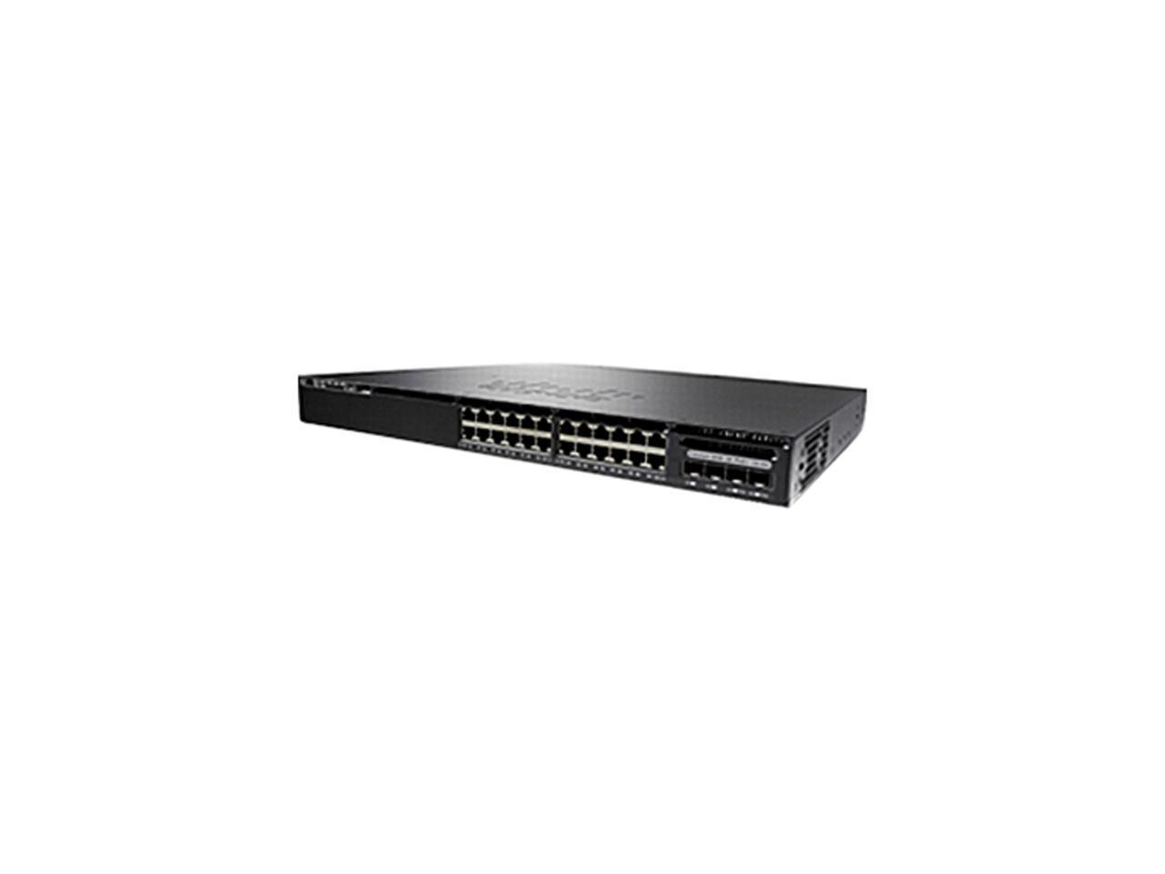 Cisco 24 port Catalyst Layer 3 Switch Model WS-C3650-24TS-S