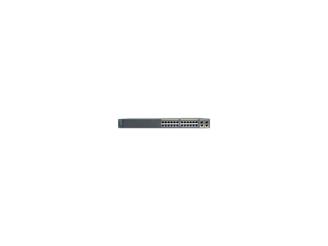 Cisco 24 Ports Catalyst 2 Layer Supported Managed Ethernet Switch Model WS-C2960+24TC-L