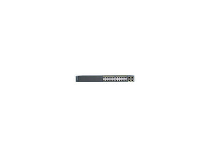 Cisco 24 Ports Catalyst 2 Layer Supported Managed Ethernet Switch Model WS-C2960+24TC-L