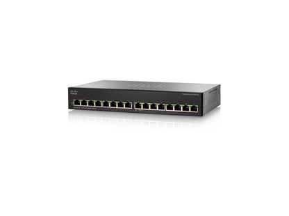 Cisco 16 Ports 2 Layer Supported Ethernet Switch Model SG110-16-NA