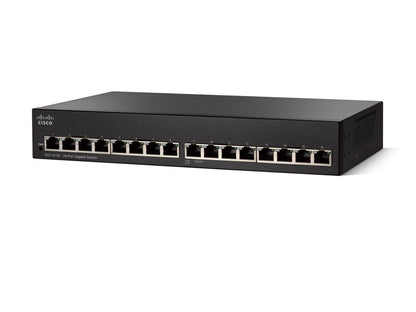 Cisco 16 Ports 2 Layer Supported Ethernet Switch Model SG110-16-NA