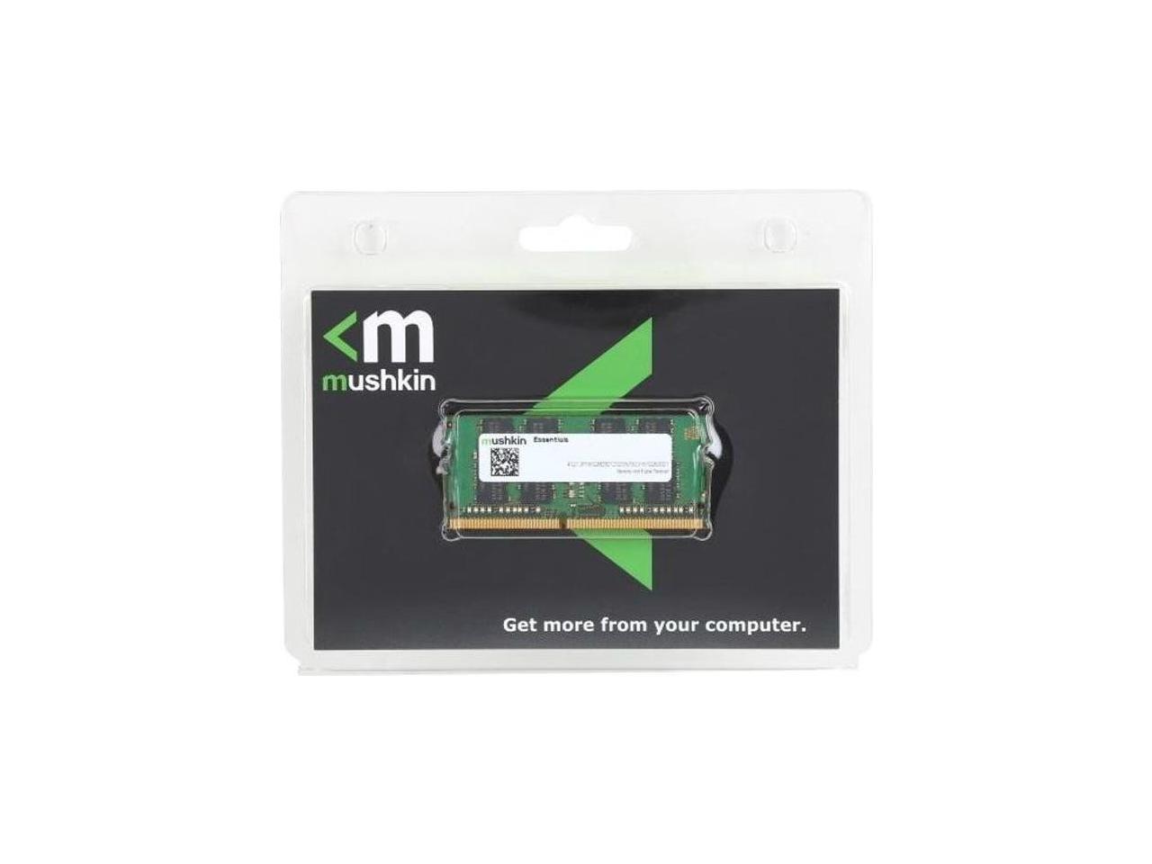 Mushkin 8GB (2 x4) Essentials DDR4 PC4-19200 2400MHz CL17 260-PIN Laptop Memory Model MES4S240HF4GX2