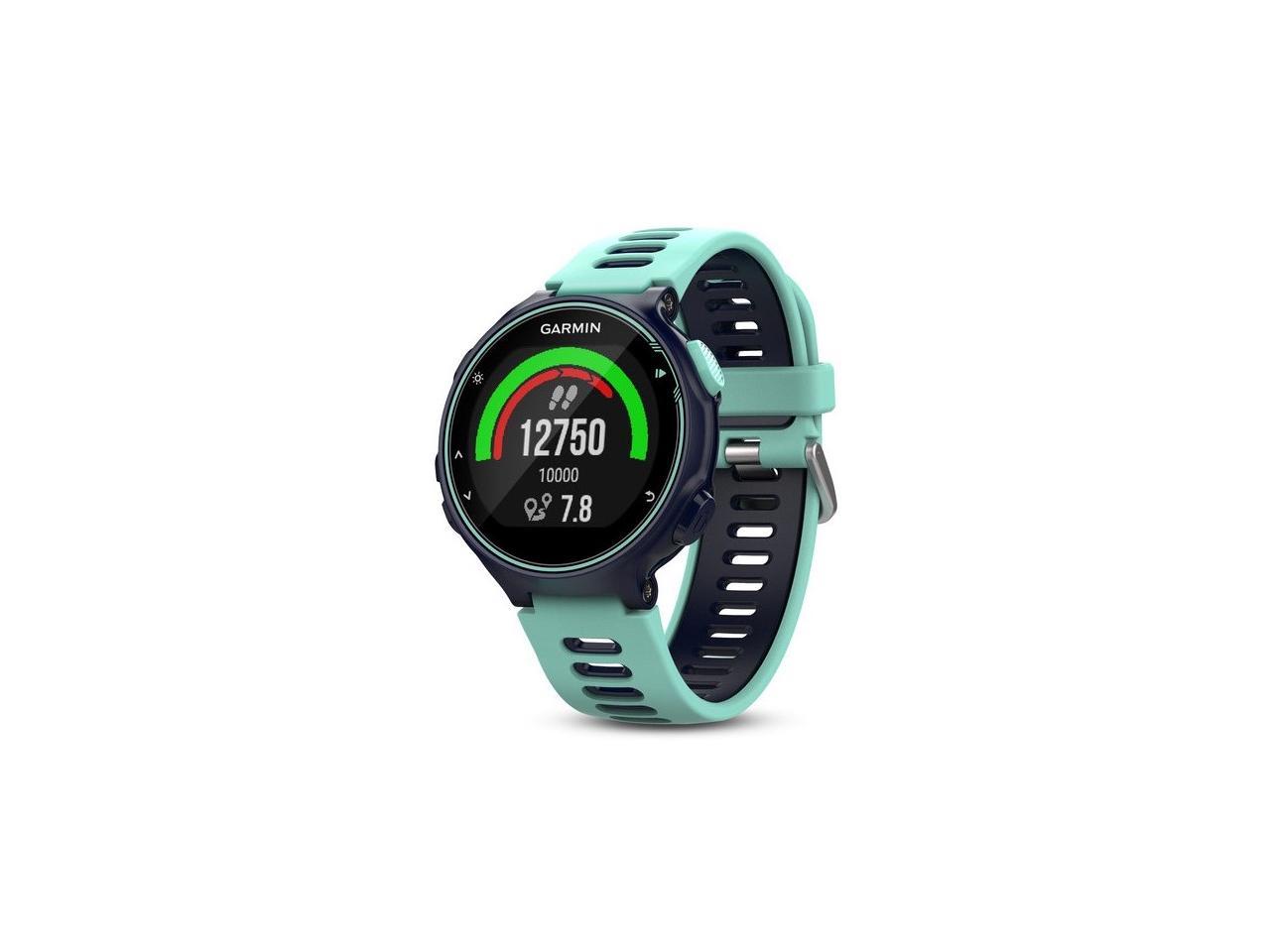 Garmin Forerunner 735XT Color Midnight Blue / Frost Blue GPS Running Watch Model 010-01614-07