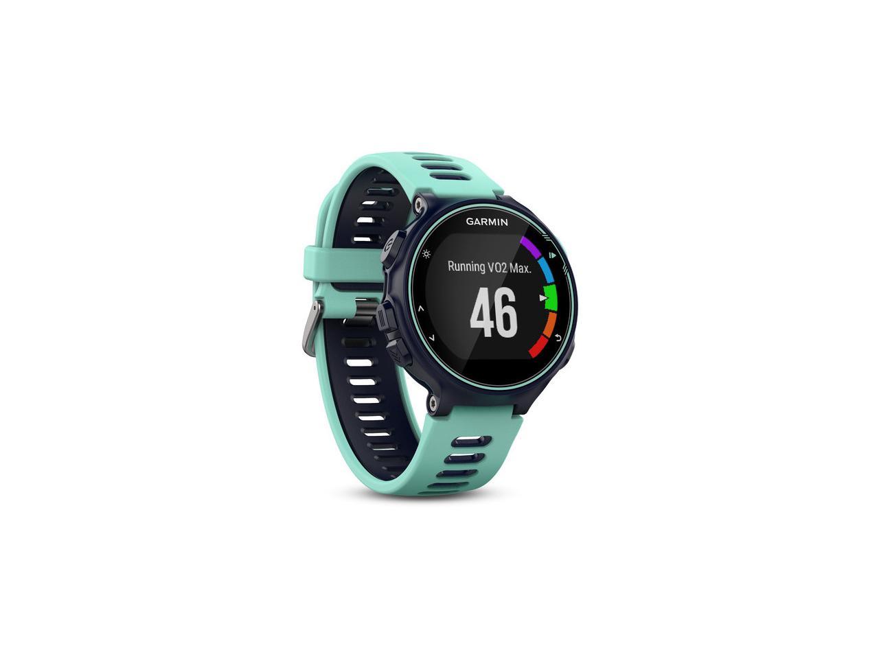 Garmin Forerunner 735XT Color Midnight Blue / Frost Blue GPS Running Watch Model 010-01614-07