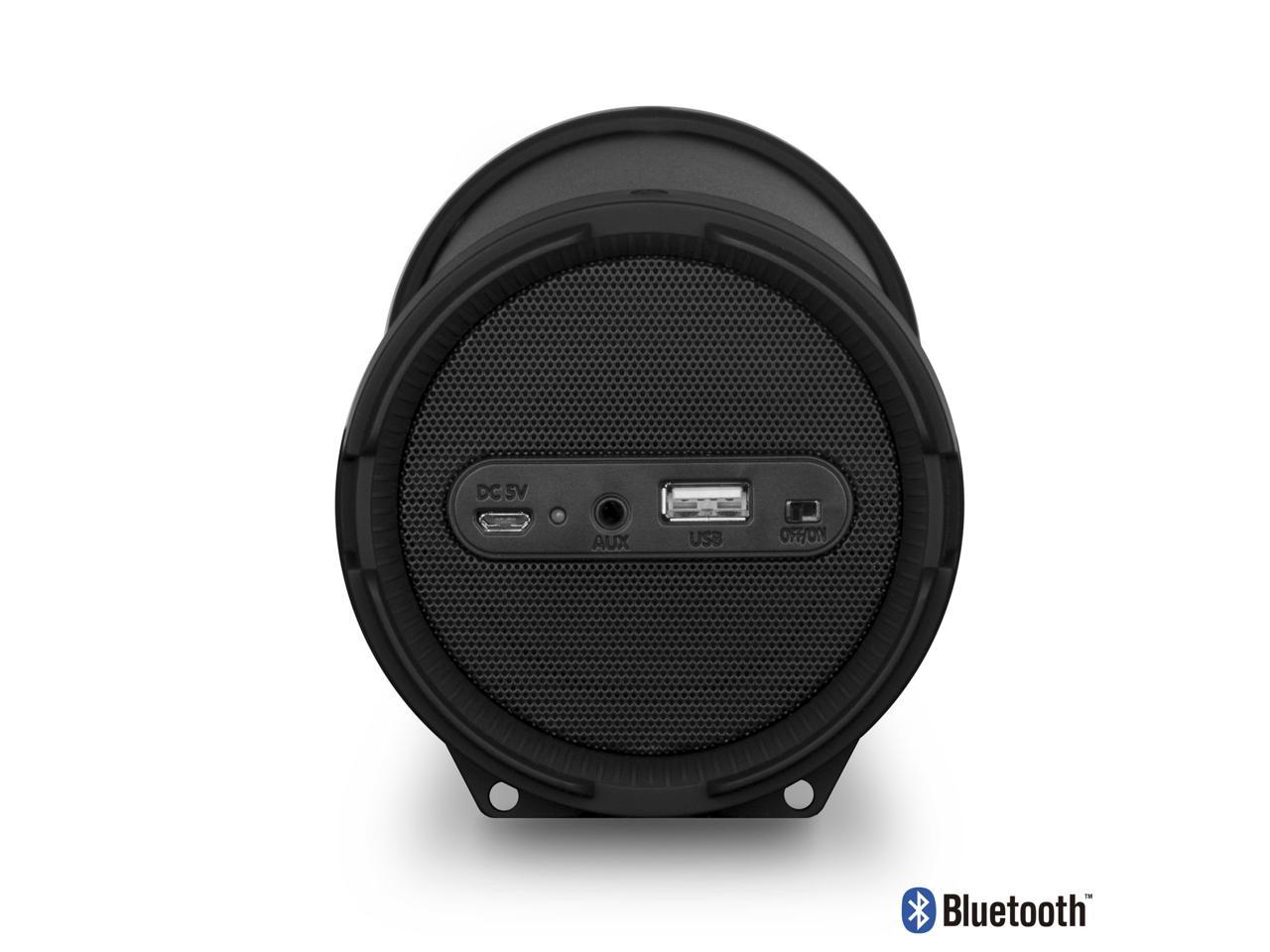 NGS Roller Flow Mini 10W Bluetooth Speaker with FM Radio USB Port AUX Input Model ROLLERFLOWMINI
