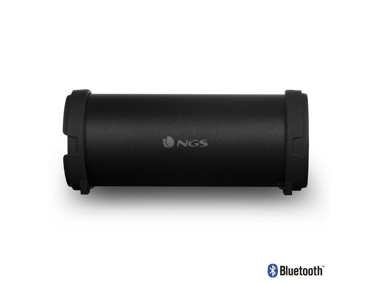 NGS Roller Flow Mini 10W Bluetooth Speaker with FM Radio USB Port AUX Input Model ROLLERFLOWMINI