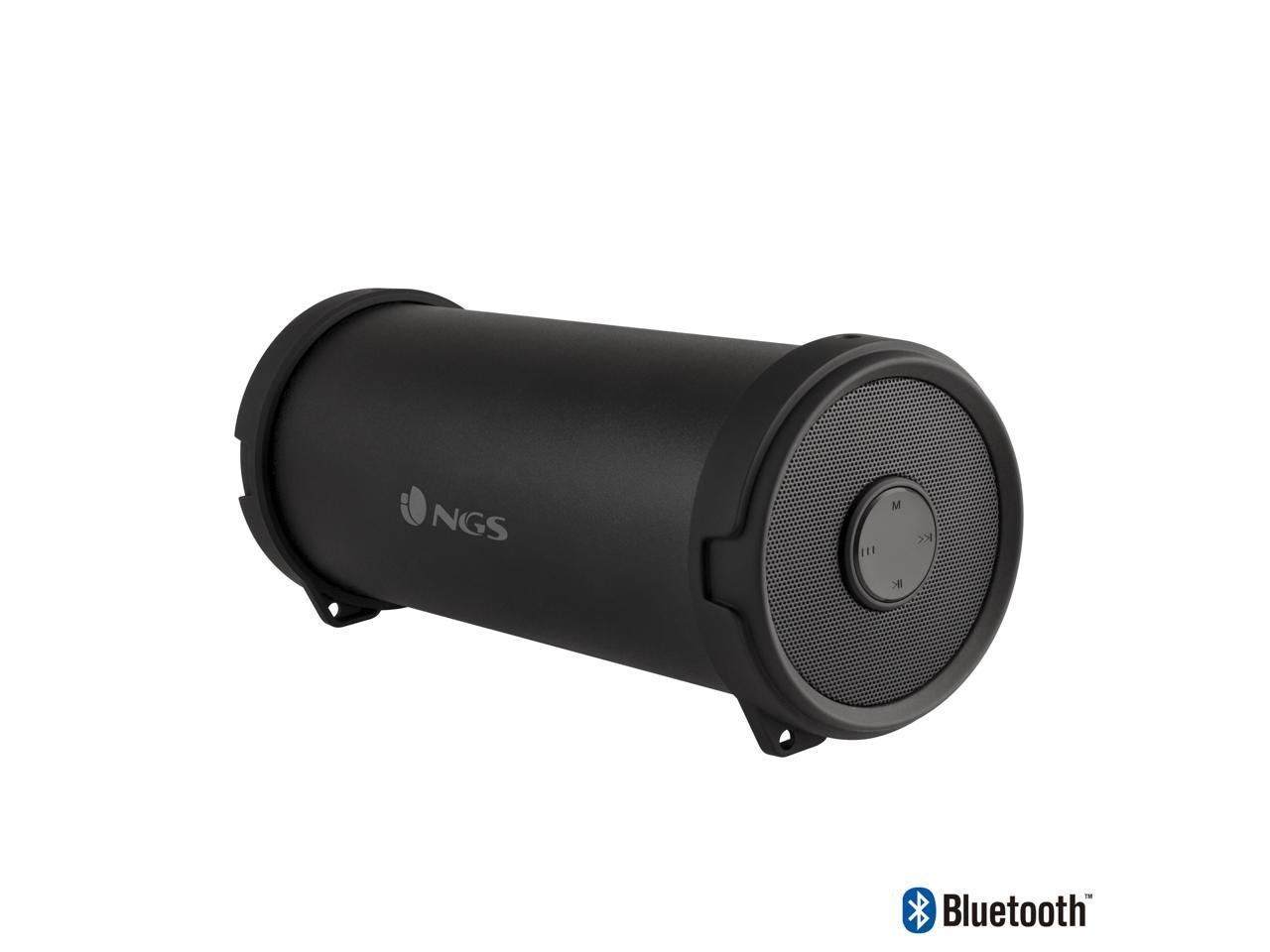 NGS Roller Flow Mini 10W Bluetooth Speaker with FM Radio USB Port AUX Input Model ROLLERFLOWMINI