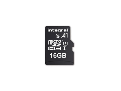 Integral 16GB A1 App Performance microSDHC CL10/UHS-I for Android Tablets/Phones Memory Card Model INMSDH16G10-A1