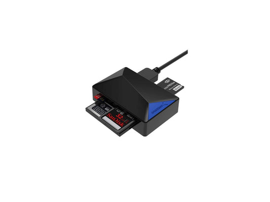 Sabrent 4 Slot USB 3.0 Super Speed Memory Card Reader Model SABCRBMC3