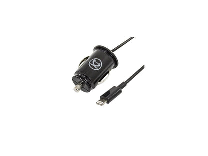 Symtek TekPower 12V USB Car Charger USB Power Port + Built in Lightning Cable Model STKTPMFI205