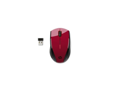 HP X3000 1200 dpi USB Wireless Mouse Color Red Model K5D26AA#ABA