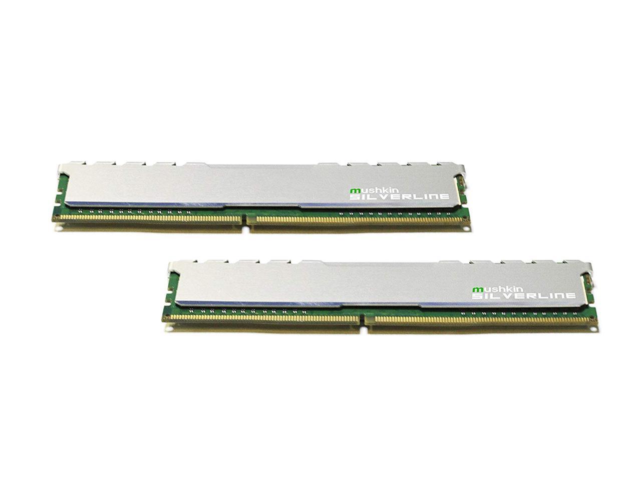 Mushkin Enhanced Silverline 32GB (2 x 16GB) DDR4 2400 (PC4 19200) Desktop Memory Model MSL4U240HF16GX2