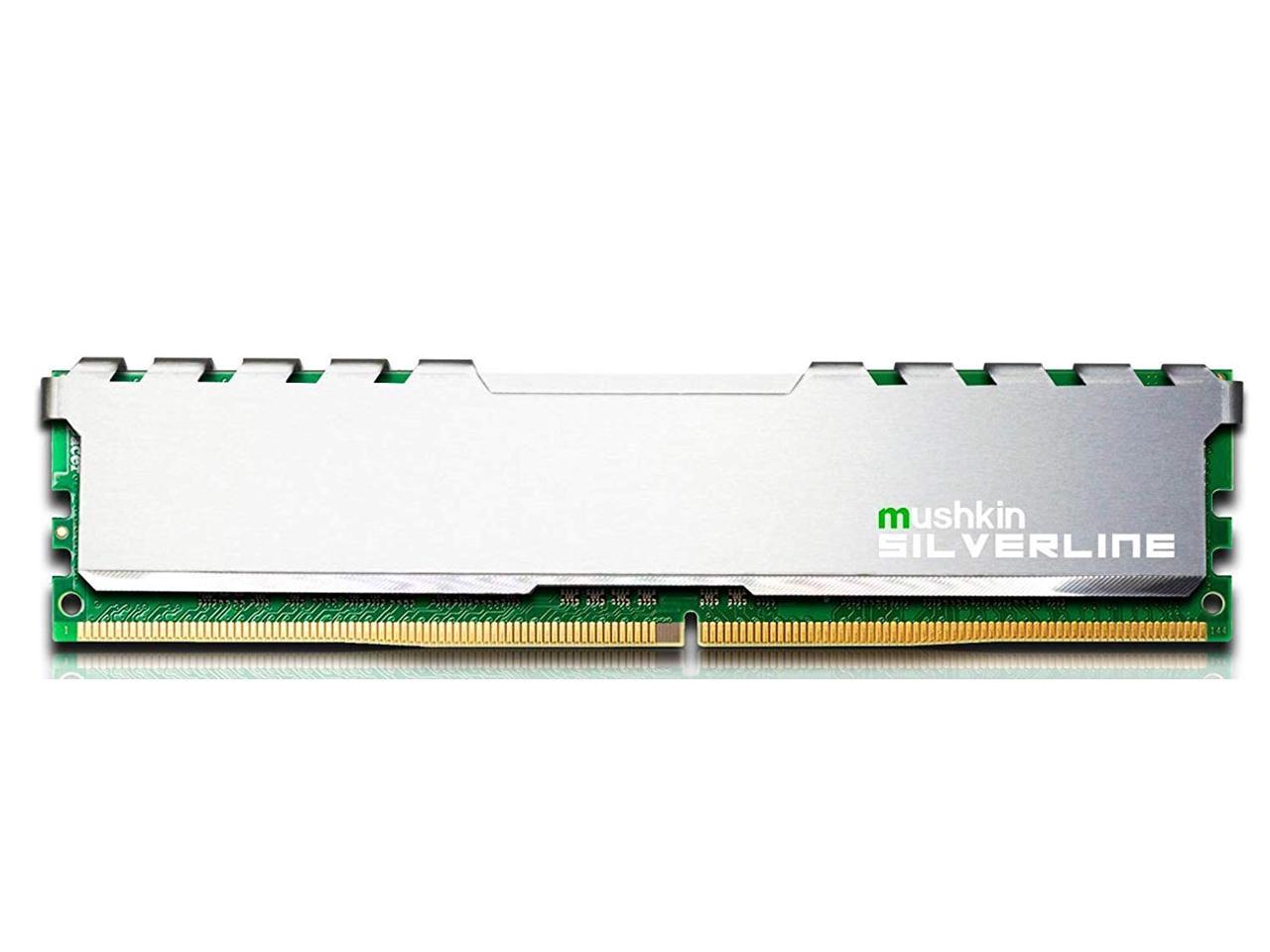 Mushkin Silverline 32GB (2 x 16GB) 288-Pin DDR4 SDRAM DDR4 2666 (PC4 21300) Desktop Memory Model MSL4U266KF16GX2