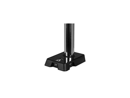ARCTIC Z2 (Gen 3) - Dual Monitor Arm with 4-Port USB Hub for 13'' - 29''/34'' Inches Ultrawide, Up to 15 kg Weight Capacity (33 lbs) per Arm - 360 Degree Rotation, Easy Monitor Adjustment – Black
