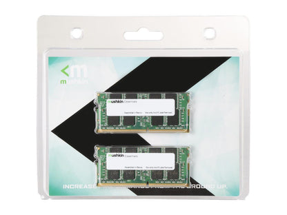 Mushkin Essentials 64GB (2x32GB) DDR4 SODIMM PC4-2666 PC4 19200 Notebook Memory