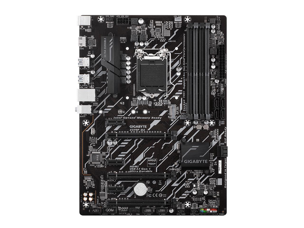 Gigabyte Z370 D3 Intel Express ATX Motherboard